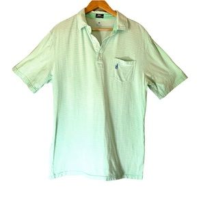 JOHNNIE-O (L) “Neese” Hangin’ Out Short Sleeve Golf Polo w/Pocket Surf Logo